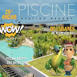 Resort, Piscina E Natureza Em Sp Apartamento